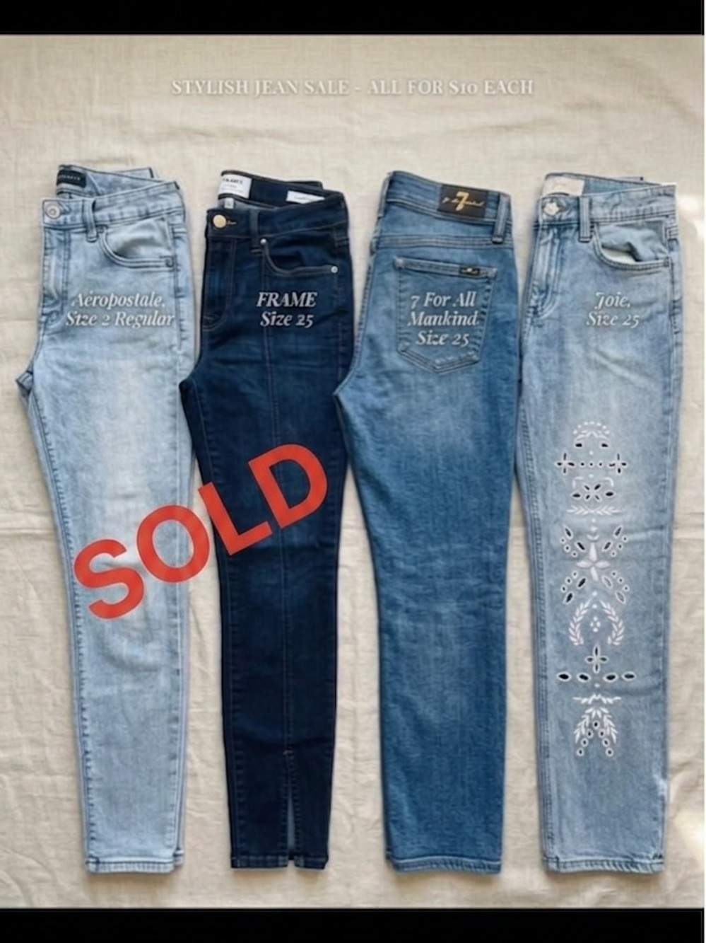 Mixed Women’s Jeans Collection - Light & Dark Blue Denim